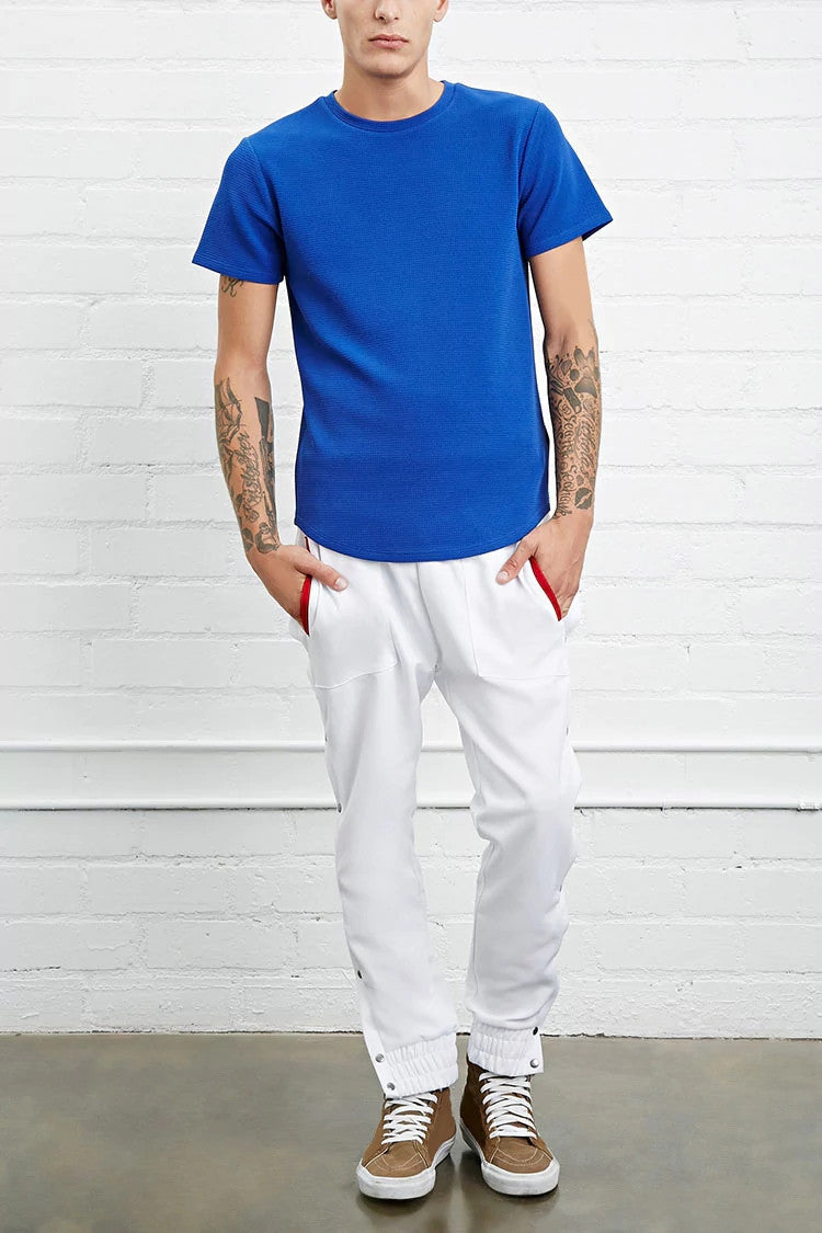Cotton-Blend Drawstring Joggers